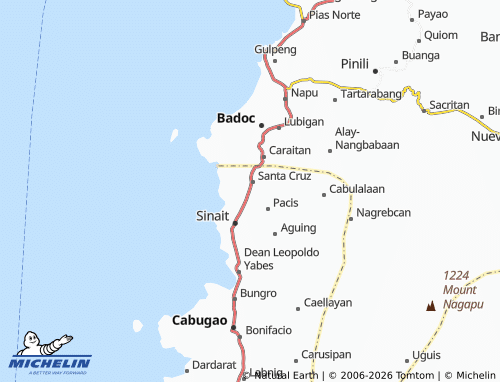 MICHELIN Battog map - ViaMichelin
