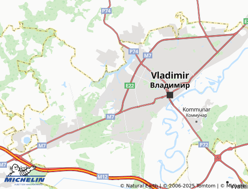 MICHELIN Spartak SNT map - ViaMichelin