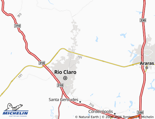 Mapa MICHELIN Parque Mãe Preta - ViaMichelin