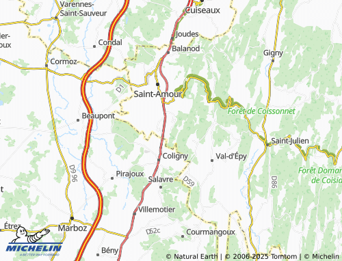 Carte MICHELIN Saint-Jean-d'Étreux - ViaMichelin