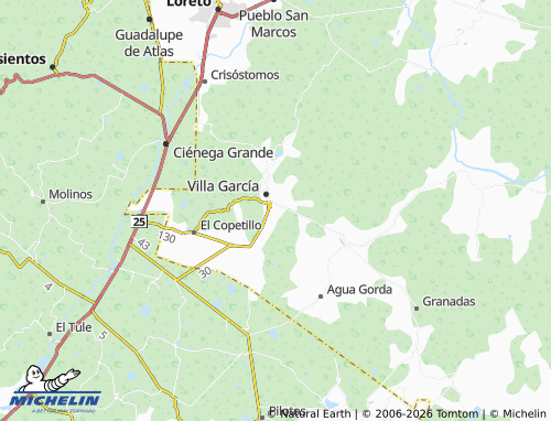 Mappa MICHELIN El Calvario - ViaMichelin