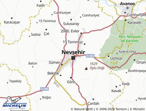 Kaart MICHELIN Emek - ViaMichelin