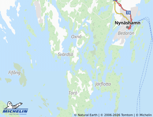 MICHELIN-Landkarte Svärdsö - ViaMichelin