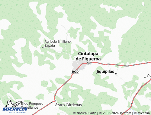 Mapa MICHELIN Tuxtlita - ViaMichelin