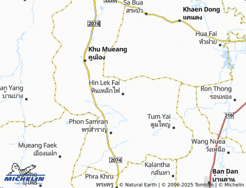 MICHELIN Hin Lek Fai map - ViaMichelin