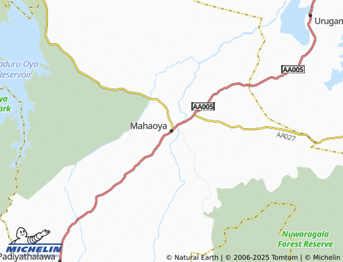 MICHELIN Mahaoya map - ViaMichelin