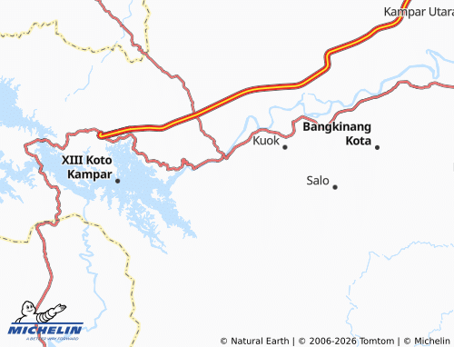 Mappa MICHELIN Merangin - ViaMichelin