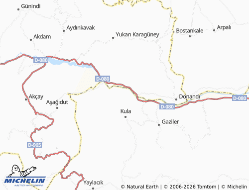 MICHELIN İncesu map - ViaMichelin