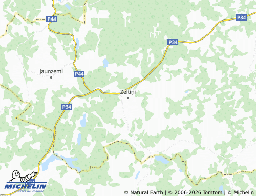 Mapa MICHELIN Zeltiņi - ViaMichelin