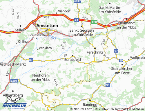 MICHELIN Euratsfeld map - ViaMichelin