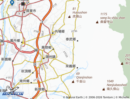 Mappa MICHELIN jia zuo - ViaMichelin