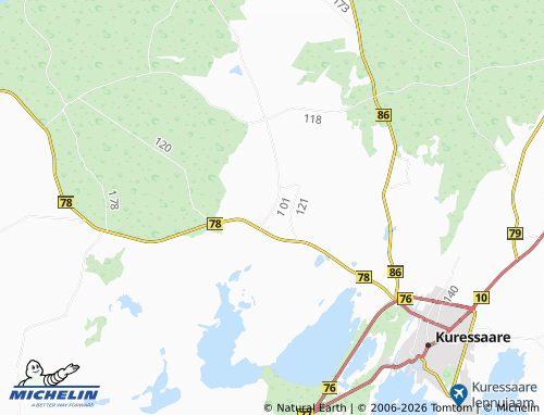 Mapa MICHELIN Tõlli - ViaMichelin