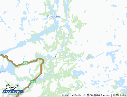 Mappa MICHELIN Haugen - ViaMichelin