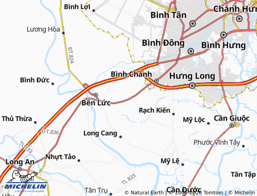 Mappa MICHELIN Long Hiệp - ViaMichelin