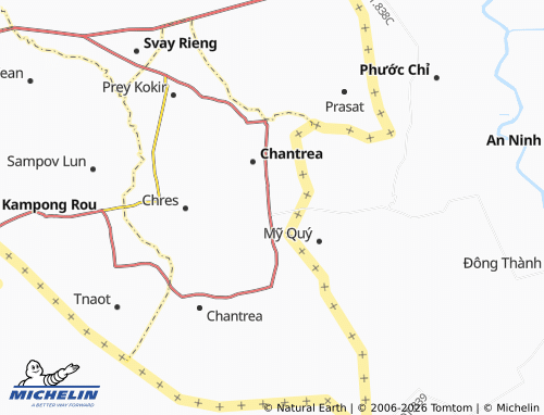 Mappa MICHELIN Samraong Leu - ViaMichelin