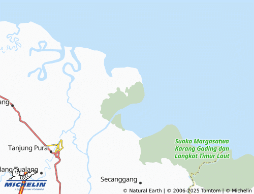 MICHELIN Tapak Kuda map - ViaMichelin