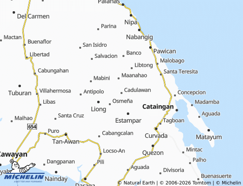 MICHELIN Cadulawan map - ViaMichelin