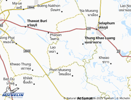 MICHELIN Thoet Thai map - ViaMichelin