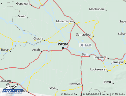 Carte MICHELIN Bihar - ViaMichelin