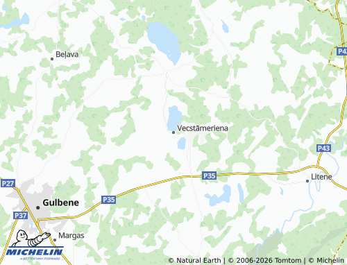 Mapa MICHELIN Vecstāmeriena - ViaMichelin