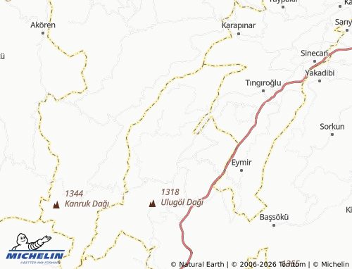 Mappa MICHELIN Türkmen - ViaMichelin