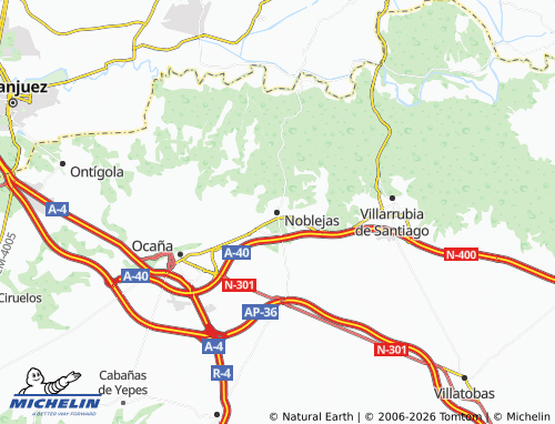 MICHELIN Noblejas map - ViaMichelin