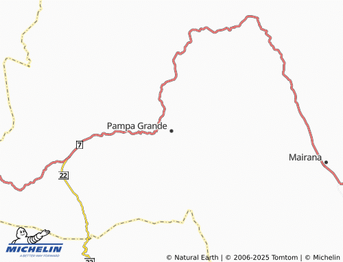 MICHELIN Pampa Grande map - ViaMichelin