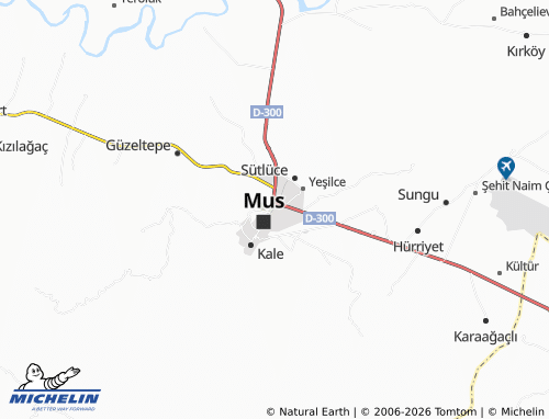 Mapa MICHELIN Sunay - ViaMichelin