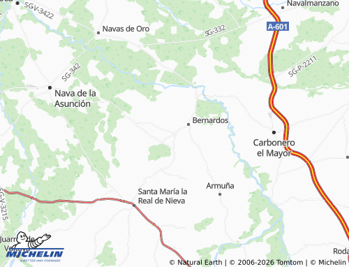 MICHELIN Migueláñez map - ViaMichelin