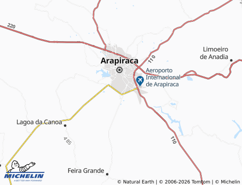 Carte MICHELIN Guaribas - ViaMichelin