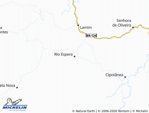 MICHELIN-Landkarte Rio Espera - ViaMichelin