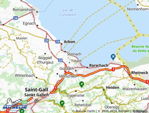 Carte MICHELIN Horn - ViaMichelin
