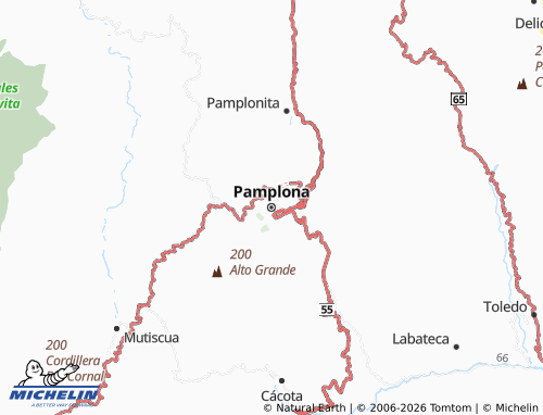 Carte MICHELIN Pamplona - ViaMichelin