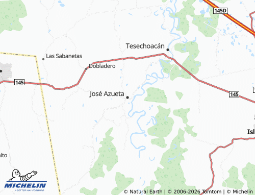 Mapa MICHELIN José Azueta - ViaMichelin
