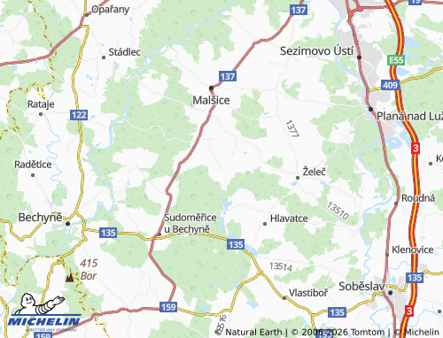 Mappa MICHELIN Dudov - ViaMichelin