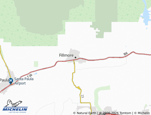 Mappa MICHELIN Fillmore - ViaMichelin