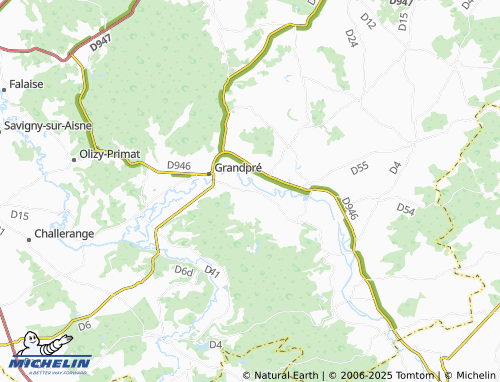 MICHELIN Chevières map - ViaMichelin