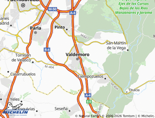 MICHELIN-Landkarte Valdemoro - ViaMichelin