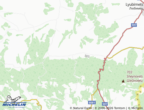 Mapa MICHELIN Oreshets - ViaMichelin