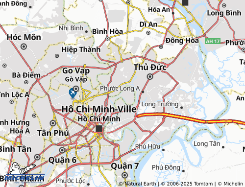 MICHELIN Phường 28 map - ViaMichelin