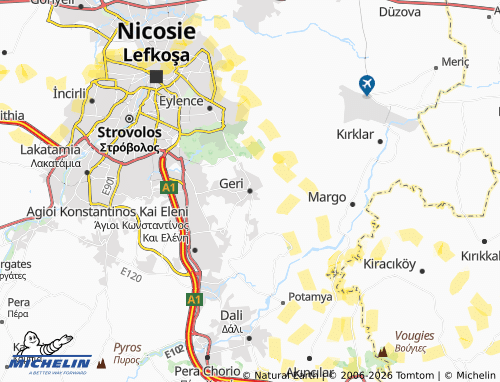 Mapa MICHELIN Geri - ViaMichelin