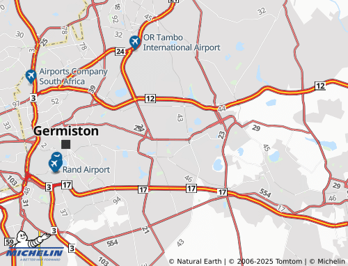 MICHELIN Muswelldale map - ViaMichelin