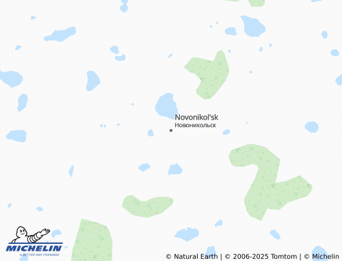 MICHELIN Novonikol'sk map - ViaMichelin