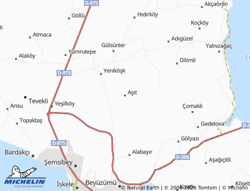 Mapa MICHELIN Aşıt - ViaMichelin