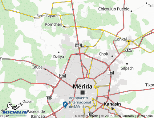 MICHELIN Xcumpich map - ViaMichelin