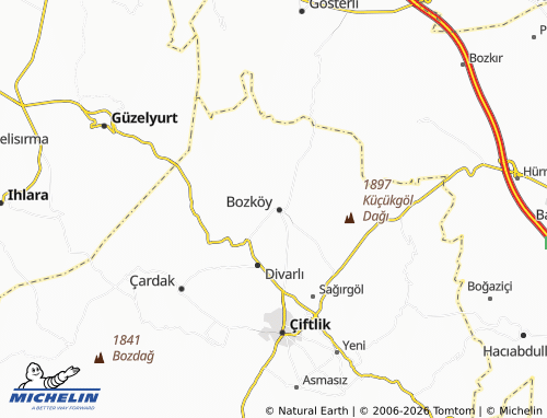 Mappa MICHELIN Yenice - ViaMichelin