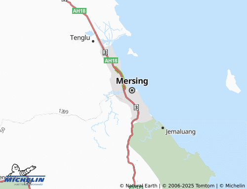 Carte MICHELIN Taman Sri Daik - ViaMichelin