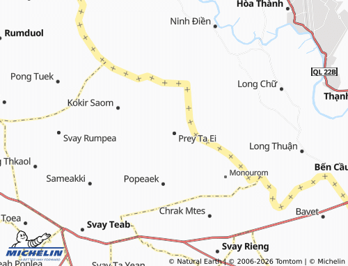 Mappa MICHELIN Prey Ta Ei - ViaMichelin