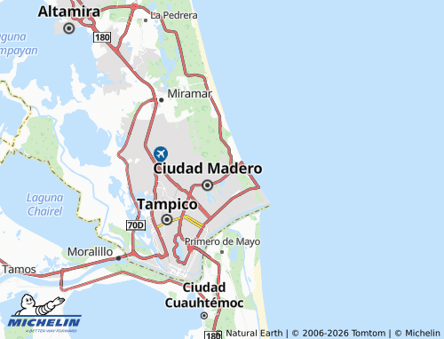 MICHELIN Puerto Alegre map - ViaMichelin