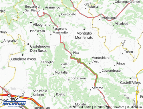 Kaart MICHELIN Piea - ViaMichelin